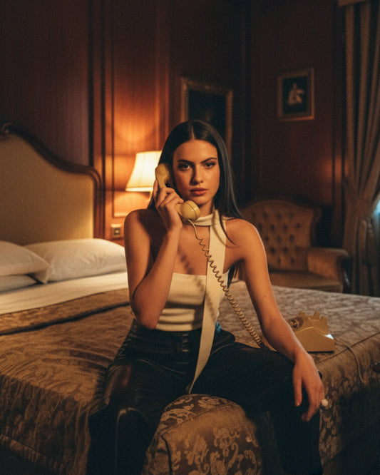 OLERIA ÜST – Bağlama Detaylı Triko Büstiyer