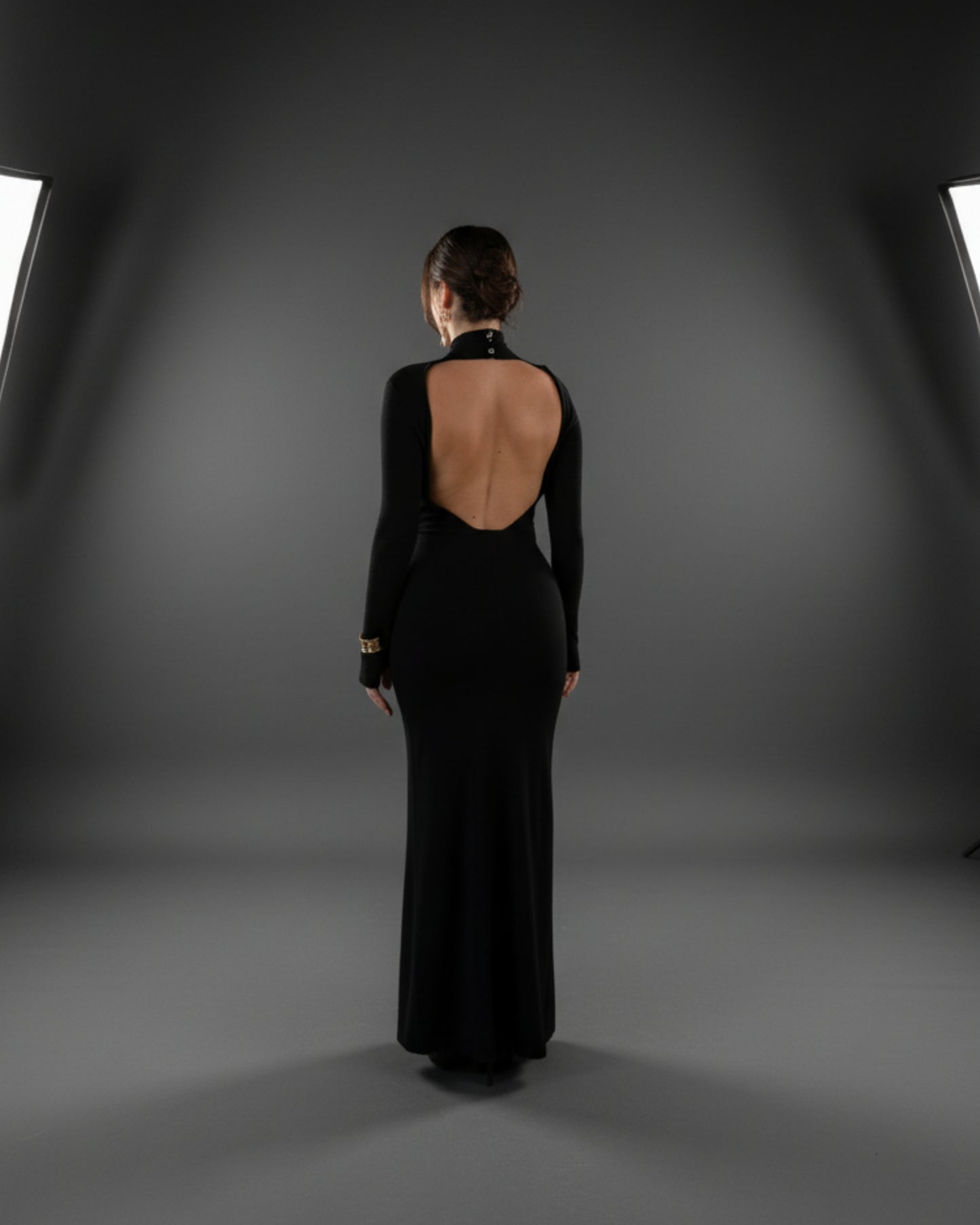 HESPERIA ELBİSE – Sırt Detaylı Uzun Elbise