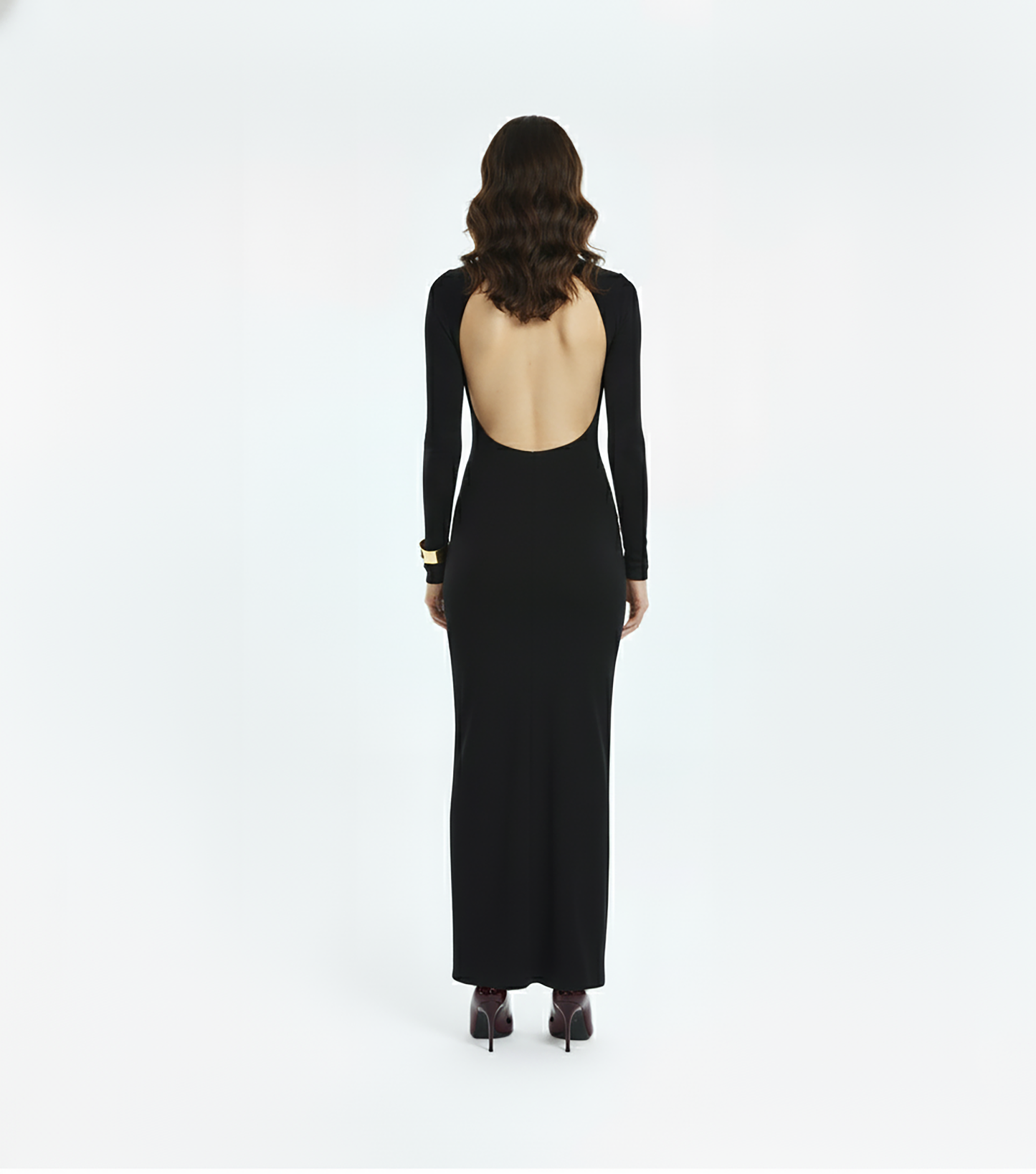 HESPERIA ELBİSE – Sırt Detaylı Uzun Elbise