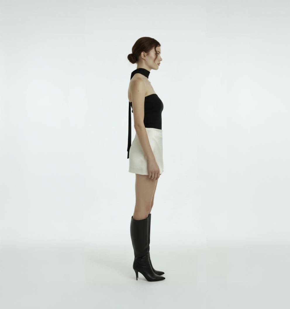 OLERIA ÜST – Bağlama Detaylı Triko Büstiyer