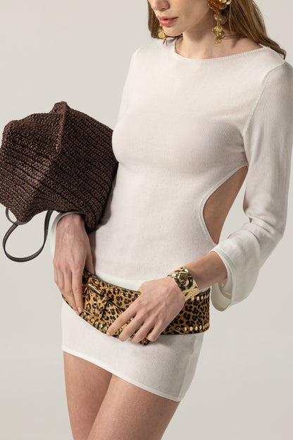 Delias Beyaz Mini Elbise