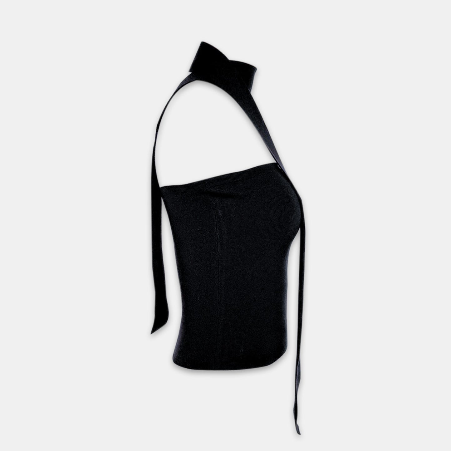 OLERIA ÜST – Bağlama Detaylı Triko Büstiyer